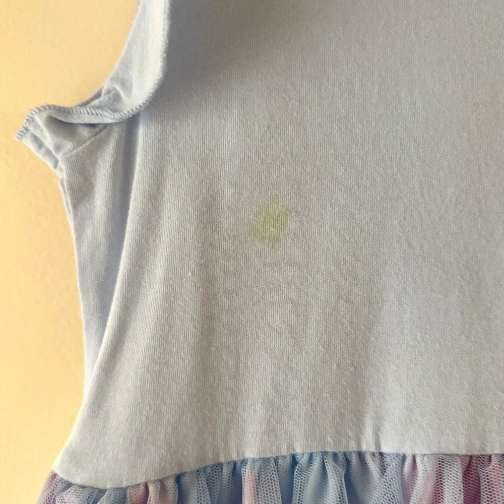 H&M Toddler Girls' Frozen Elsa Light Blue Tulle Dress, Size 3-4yrs